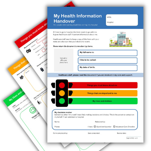 My health information handover form